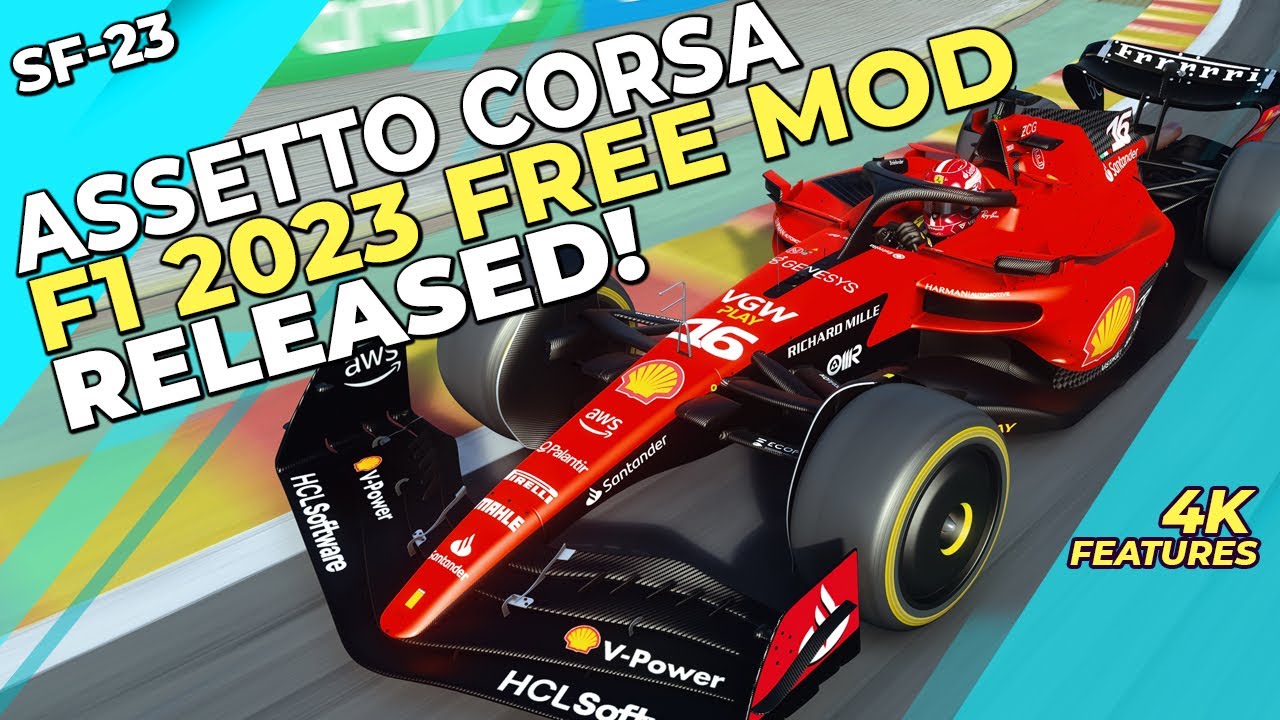 Assetto Corsa F1 2023 SF23 Free Mod Download YouTube