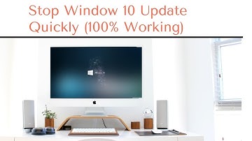 Stop Window 10  Update Quickly and Easy | How to stop window 10 update permanently