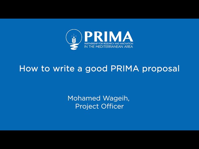 How to write a good PRIMA proposal l #PRIMACalls2021 class=