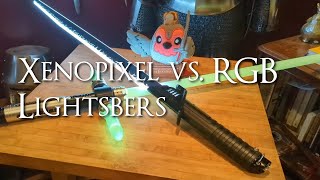 Xenopixel vs. RGB Lightsabers from Damiensaber
