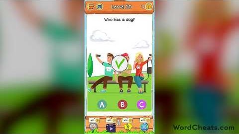 Braindom 2 Level 4 - Who has a dog?