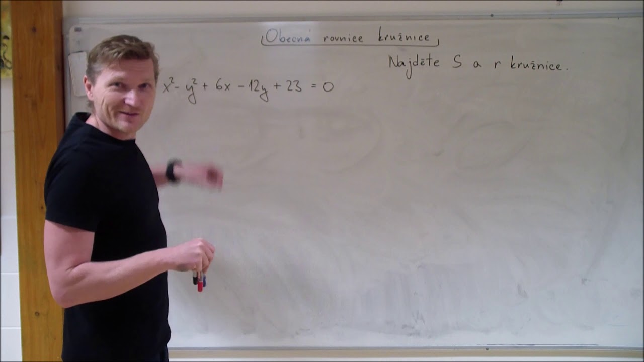Obecná rovnice kružnice - příklady I