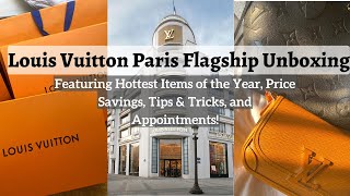 LOUIS VUITTON PARIS FLAGSHIP UNBOXING  Getting an Appointment,  Availability, Prices, and More! #LV 