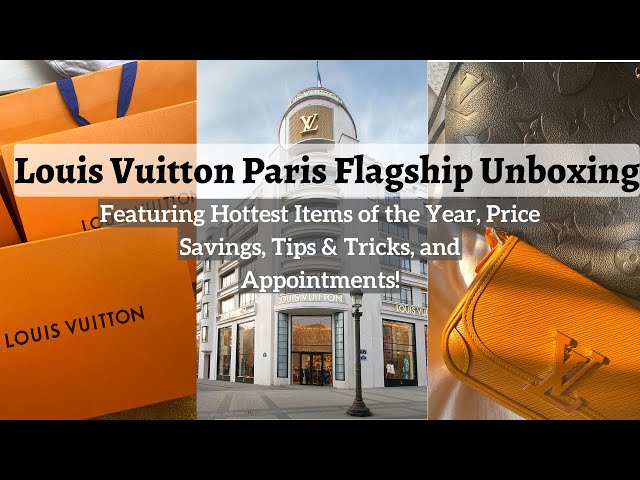 LOUIS VUITTON PARIS FLAGSHIP UNBOXING  Getting an Appointment,  Availability, Prices, and More! #LV 