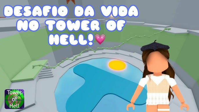 ROBLOX - DESAFIO DAS SETINHAS NO TOWER OF HELL!!! 