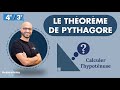 Théorème de Pythagore : Calcul de l'hypoténuse 📐
