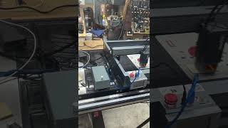 Testing a new 20 watt laser engraver. 800ipm! #laserengraving  #laser #lasercuttingmachine
