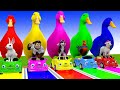 Long Slide Game With Cow Elephant Gorilla Hippopotamus Tiger 3d Animal Game Funny 3d Animals
