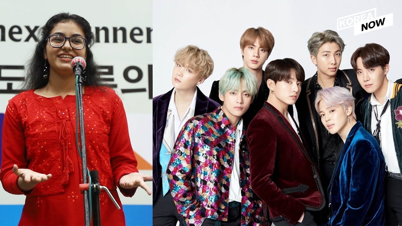 Indian ARMY chooses BTS as her inspiration at Korean Speech Contest