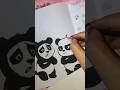 cute panda 🐼🙂 #shorts #drawing #shortvideo #trending #trendingshorts #art #craft #viral #viralvideo
