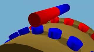 Perpetual motion machine VGate, explanation with 3d animation.