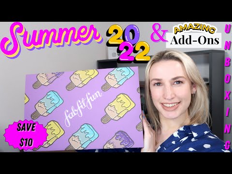 Fab Fit Fun Summer 2022 UK Unboxing