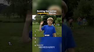 Ranking Recreation Legendary Memes