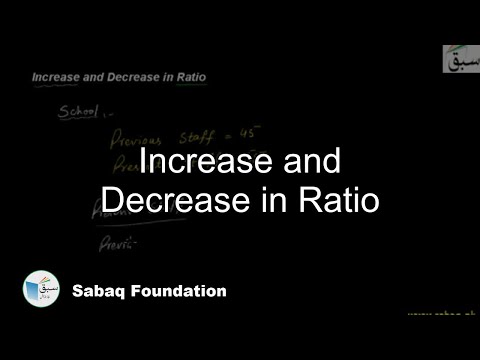 अनुपात में वृद्धि और कमी, गणित व्याख्यान | सबक.पीके |