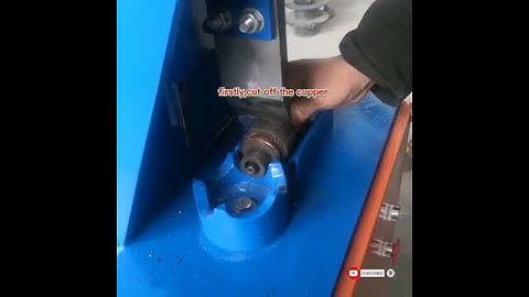 How to dismantle copper from the auto starter rotor? By xinpeng disassembly machine.