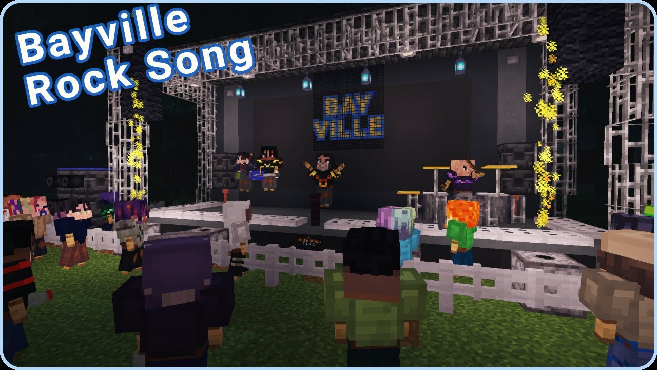 The Bayville Song 🎵 - Rock Concert Animation in Minecraft - YouTube