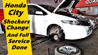 Honda City Shockers Change u0026 Full Service done