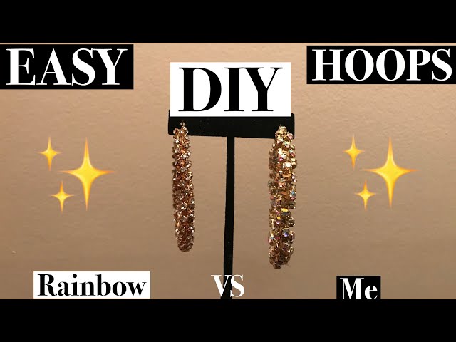 How to use Cup Chain Ends to make Rhinestone Fringe Earrings 