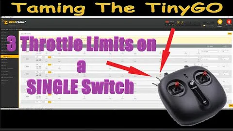 Taming the GepRC TinyGO with a Flip of a Switch - 3 Throttle Limit Profiles on a Single Switch