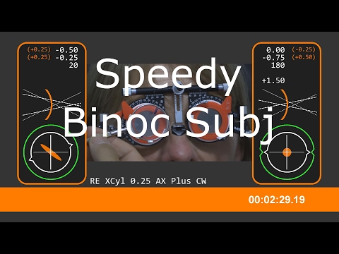 Speedy Binocular Refraction