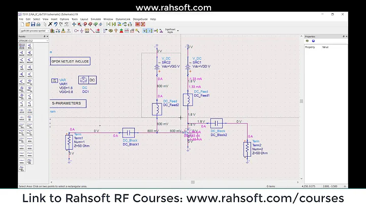 Part 2:  How to start Common Source LNA IC Design in ADS step by step guide part 2