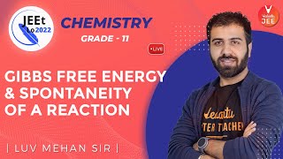 Thermodynamics | Gibbs Free Energy and Spontaneity of a Reaction | Class 11 | JEE Main 2022