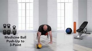 How to do a Medicine Ball Push-Up to 3-Point