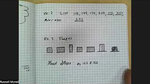 Unit 4, Lesson #11 Analyzing Patterns