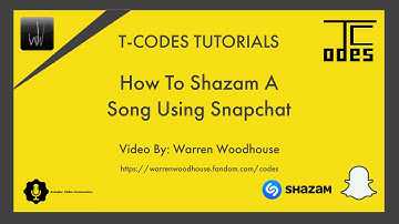 TUTORIALS - How To Shazam A Song Using Snapchat