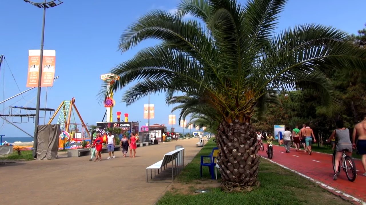 Грузия. Пляж Сарпи. Гонио проездом. Солнечный Батуми. Гуляем по Батуми ...