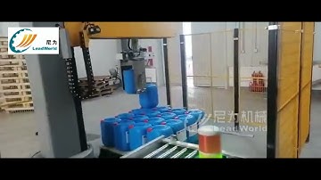Chemical Jerrycan filling capping palletization machines
