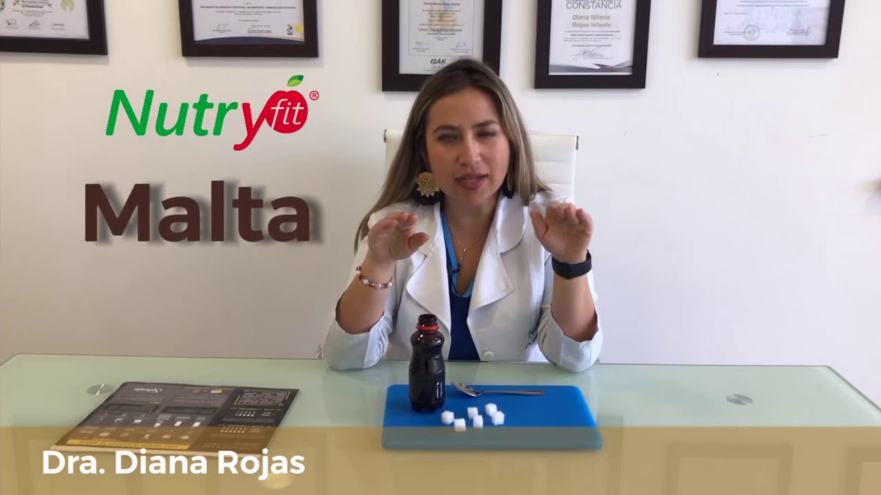 ¿Cuánto azúcar tiene una Malta? nutricionista Diana Rojas