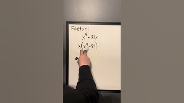 How To Factor X^5-81x