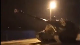 В Донецк прибывает военная техника и ведётся стрельба/война Донбасс