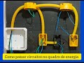 Como passar circuitos do quadro a caixinhas de passagem