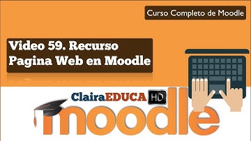 Curso Moodle 3.1 Video 59. Recurso Página en Moodle