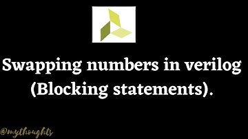 swapping numbers in verilog using blocking statements...
