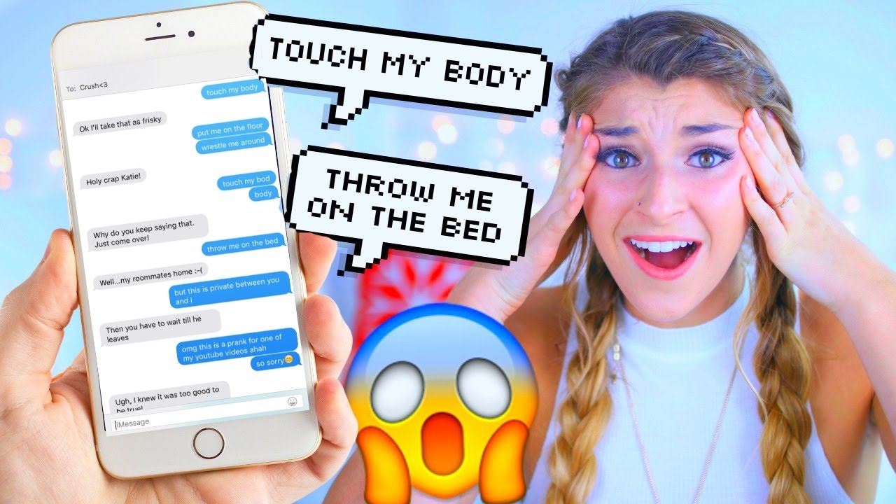 Texting Lyric Prank on CRUSH \u0026quot;Touch My Body\u0026quot; by Mariah Carey  YouTube