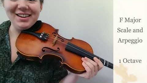 Violin | F Major Scale and Arpeggio - 1 Octave