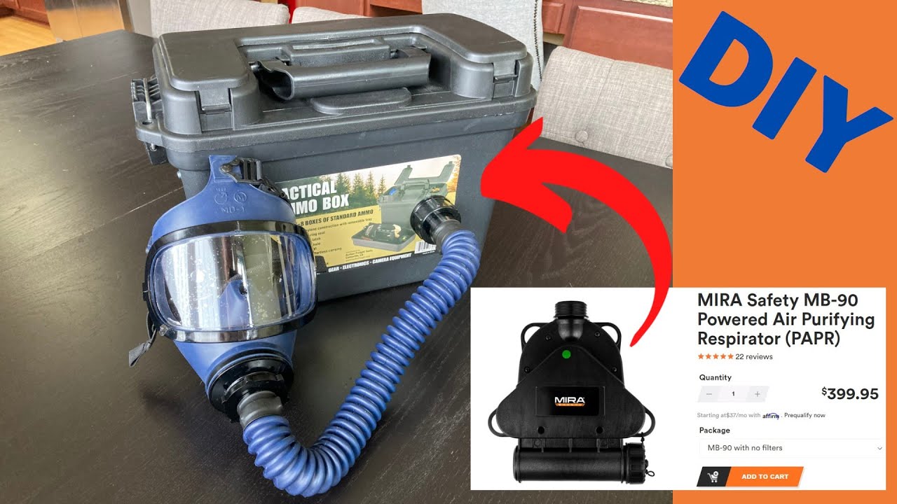 DIY PAPR Machine Powered Air Purifying Respirator YouTube