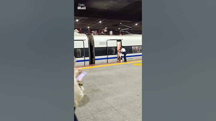 Ignorant woman holds up train in China