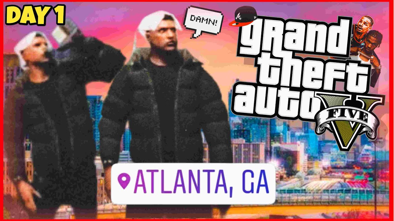 TYRONE FIRST DAY IN ATLANTA (GTA 5 ATLANTA RP) - YouTube