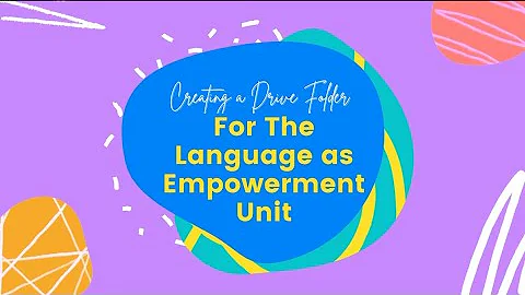 Create a Google Drive Folder to Manage Documents (Student Facing)