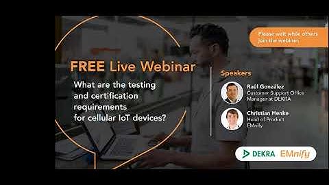 On-demand webinar: What are the testing and certification requirements for cellular IoT devices