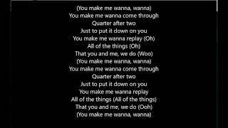 Summer Walker ft Usher - Come Thru (Lyrics)