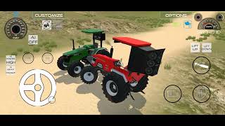 Arjun tractor vs Jotta tractor Indian vehicle simulated 3D #indianvehiclesgame #gaming #viralvideo