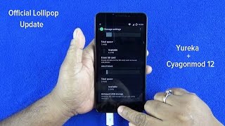 Install Official YU Yureka Cyanogen OS 12 Android 5.0 Lollipop Update screenshot 3