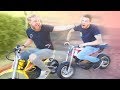 Mini Motorcycle Drag Race Challenge!