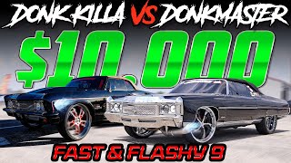DONKMASTER Z06 DONK VS EZZY MONEY $10,000 Heavyweight Shootout - Fast & Flashy 9 Donk Racing 2023