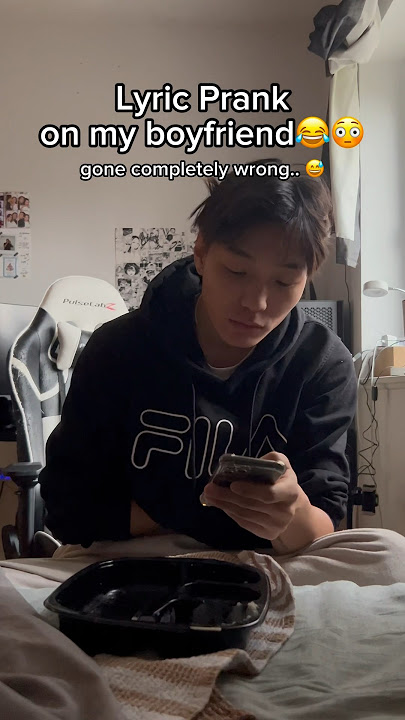 Lyric Prank On My Boyfriend *GONE COMPLETELY WRONG*😳😈😂 #prank #lyricprank